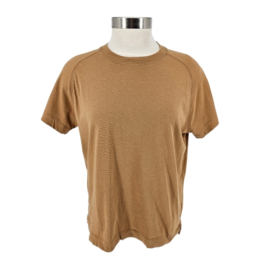 Everlane T Shirt Brown Short Sleeve Crew Neck Lightweight Relaxed Fit Tee Small